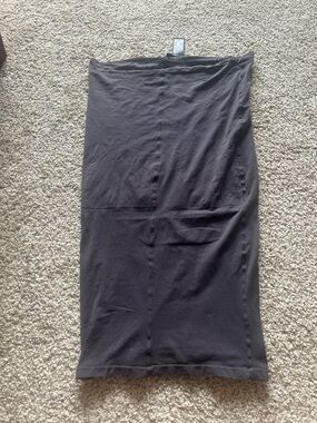 Zara Black High-Waist Pencil Skirt